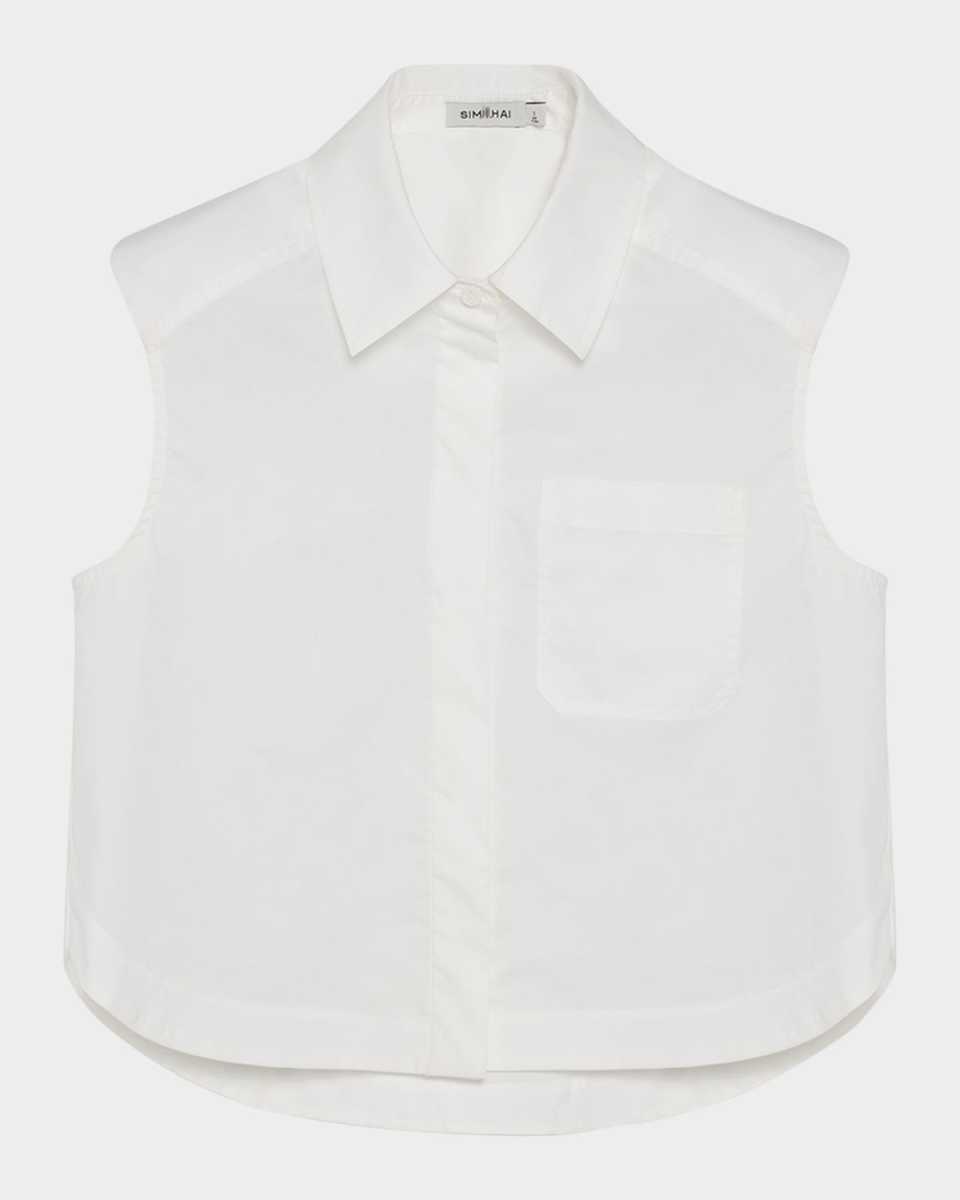 Winslow Cropped Cotton Shirt